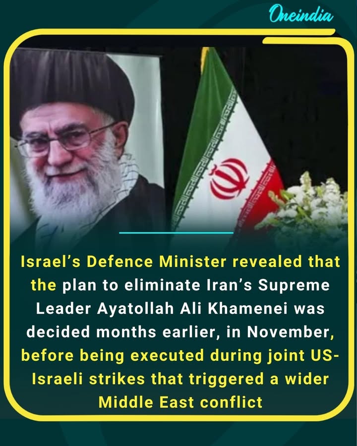 Israel’s Defence Minister claims the plan to eliminate Iran’s Supreme Leader Ayatollah Ali Khamenei was prepared months in advance, reportedly in November.