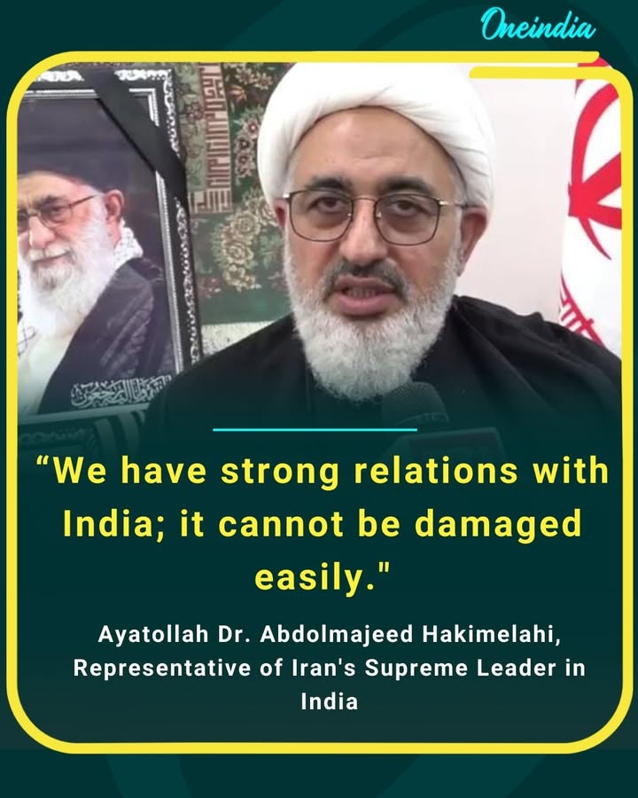 Iran and India share a deep and historic bond — our friendship is strong and cannot be easily shaken,” says Iran’s Supreme Leader’s representative in India.