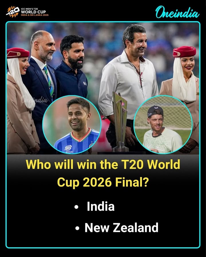 Captains ready for the big battle! Suryakumar Yadav leads India while Mitchell Santner commands New Zealand in the T20 World Cup 2026 Final