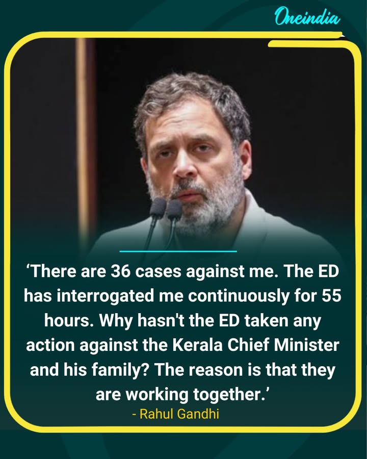 “36 Cases, 55 Hours of ED Questioning”: Rahul Gandhi Targets Centre