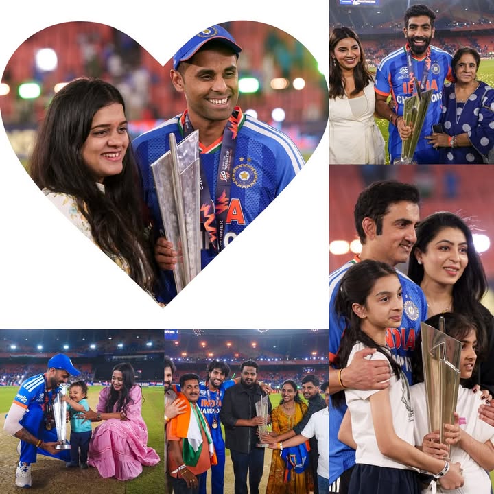 Team India Celebrates T20 World Cup Victory with Loved Ones