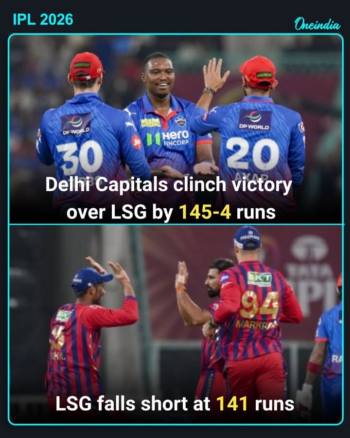 Delhi Capitals conquer Lucknow Super Giants!  A thrilling win that proves their dominance on the field!