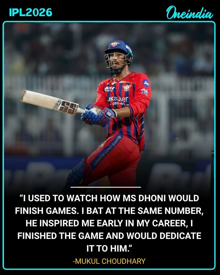 Mukul Choudhary Dedicates Match-Winning Finish to MS Dhoni