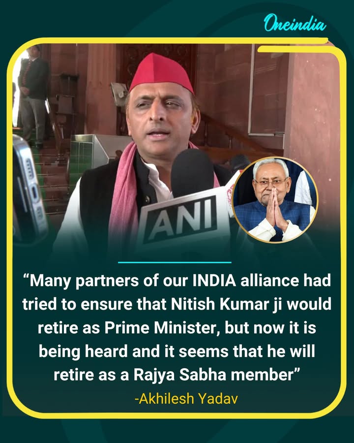 Akhilesh Yadav Takes Swipe at Nitish Kumar Over Rajya Sabha Role