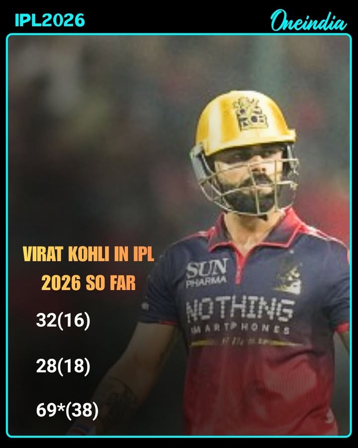 Virat Kohli starts IPL 2026 with aggressive intent