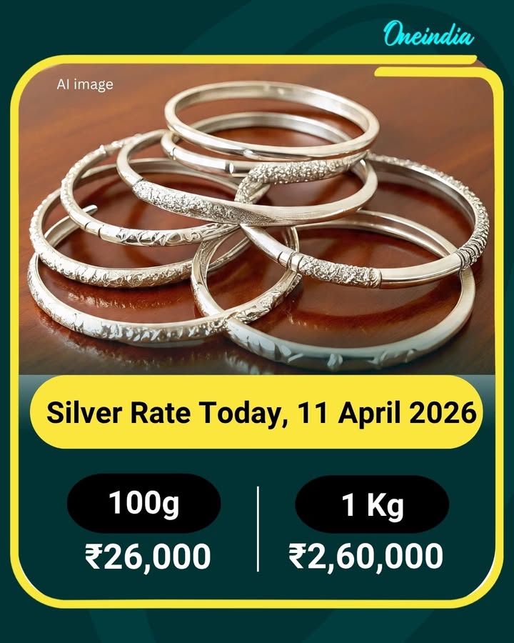 Silver Rate Today, 11 April 2026