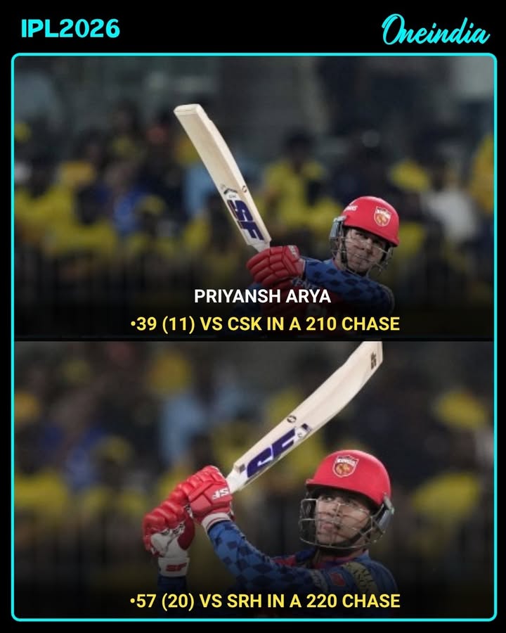 Priyansh Arya built for big chases at the top 💥
