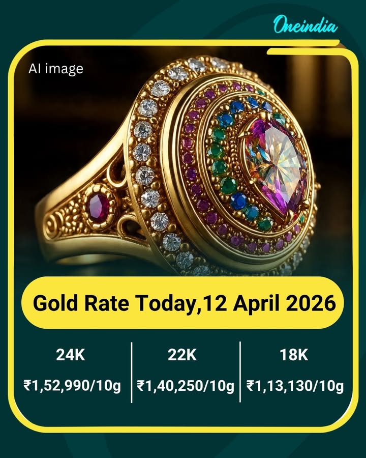 Gold Rate Today,12 April 2026