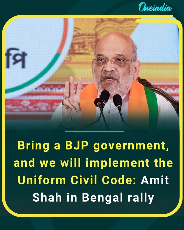 “UCC promise echoes in Bengal as BJP pushes for uniform laws across the nation.”