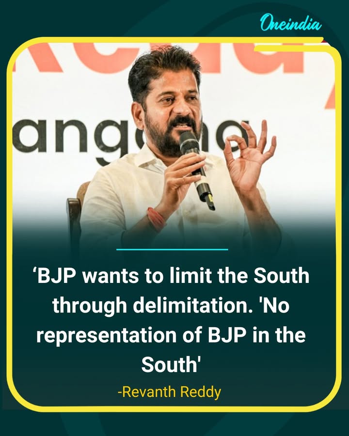 ‘No BJP Representation in South’: Revanth Reddy Targets BJP