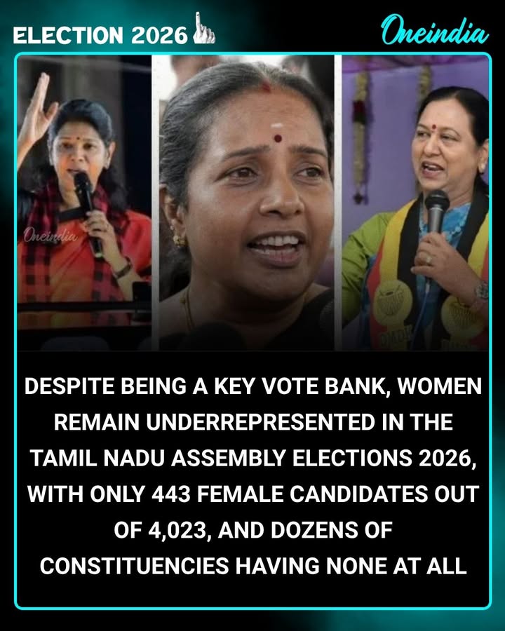 Women remain significantly underrepresented in the Tamil Nadu Elections 2026 despite being a crucial voter base.
