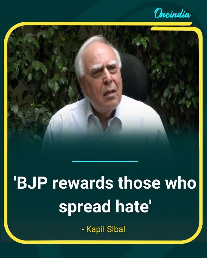 Sibal slams Bharatiya Janata Party over alleged divisive politics