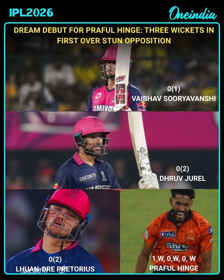 Three Wickets in One Over: Hinge Announces Arrival in Style