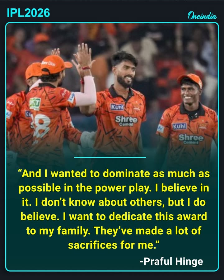 Belief, aggression, and dedication Praful Hinge shines bright and dedicates his success to the ones who matter the most — family