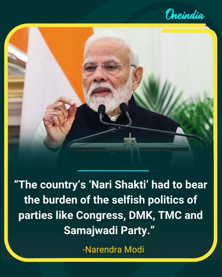 Narendra Modi says national welfare is being compromised for political gains by opposition parties