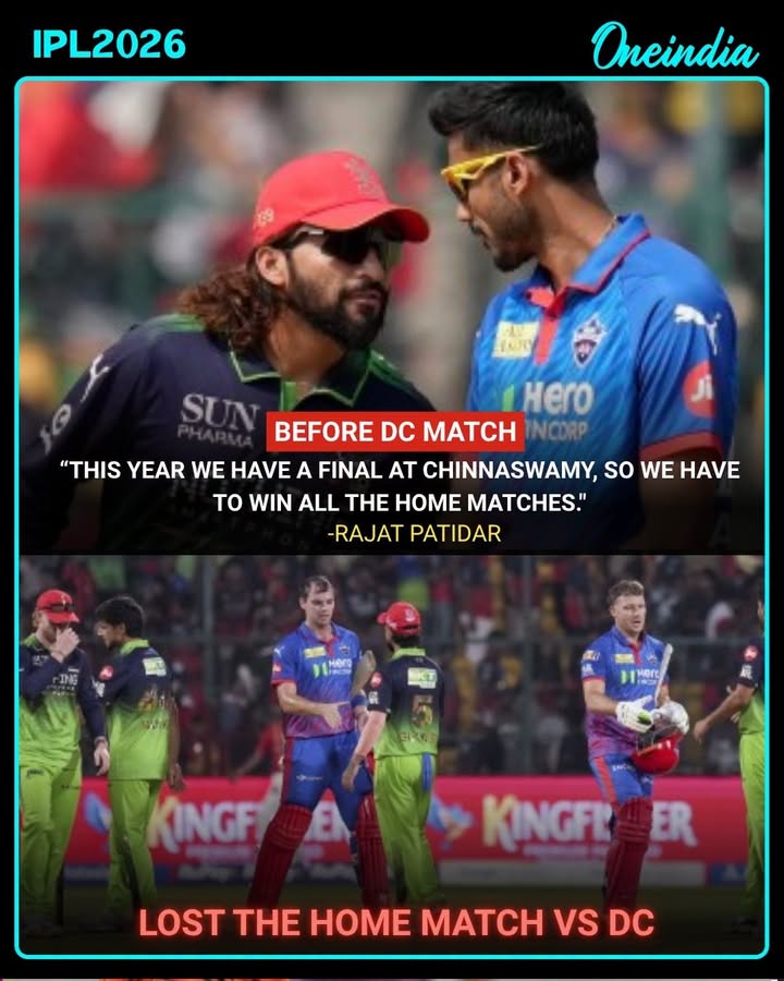 Rajat Patidar faces setback in his goal to reach finals at M. Chinnaswamy Stadium