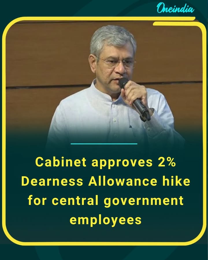 Relief boost for lakhs of employees as the government clears a fresh DA hike