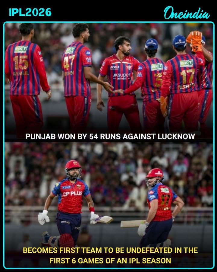 PBKS stay unbeaten in first 6 games, make IPL history