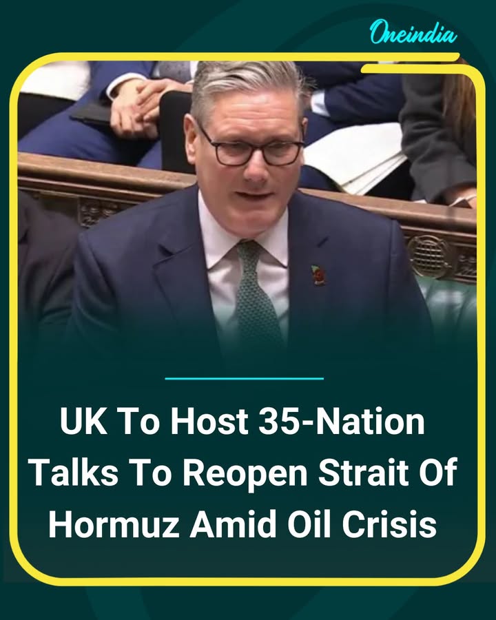The UK is set to host talks with 35 nations to discuss reopening the Strait of Hormuz amid a global oil crisis. The meeting aims to ensure safe passage for oil shipments and stabilize international energy supplies.