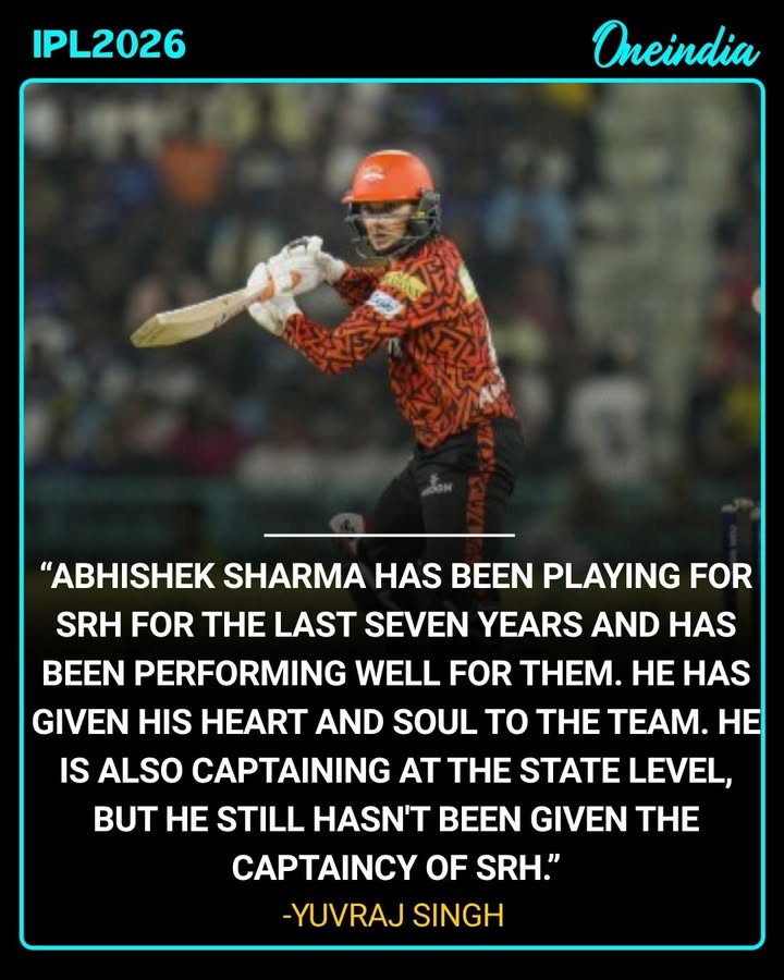 Yuvraj Singh Backs Abhishek Sharma for SRH Captaincy