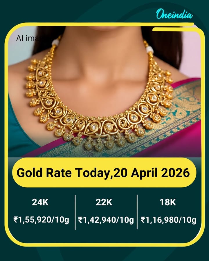 Gold Rate Today,20 April 2026