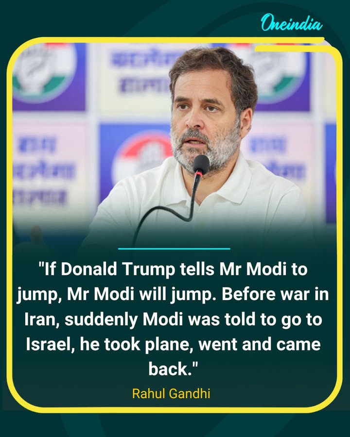 Rahul Gandhi attacks Narendra Modi, alleges he “follows orders” of Donald Trump