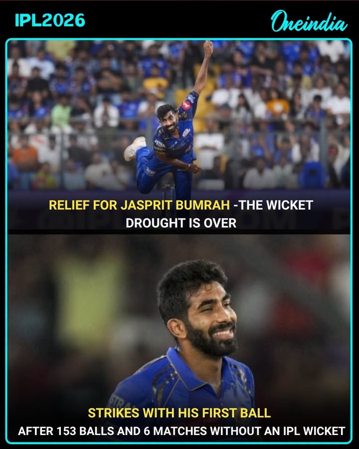 Relief for Jasprit Bumrah as IPL wicket drought ends with first-ball strike vs Gujarat Titans