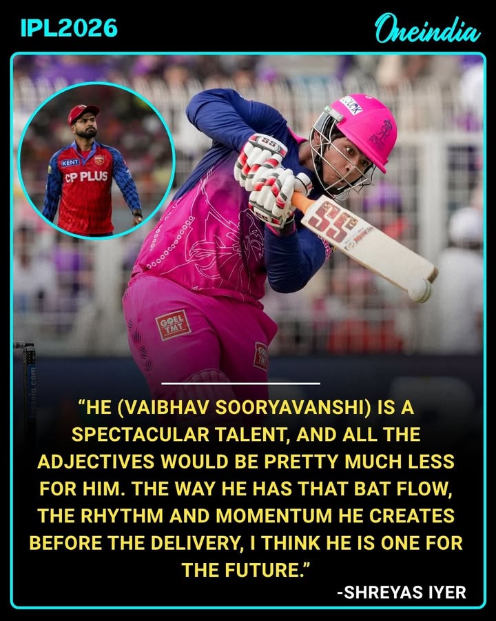 Future star in the making!  Vaibhav Sooryavanshi earns high praise from Shreyas Iyer