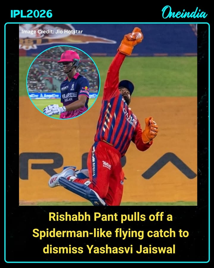 LSG skipper turns superhuman with a sensational grab in IPL 2026!