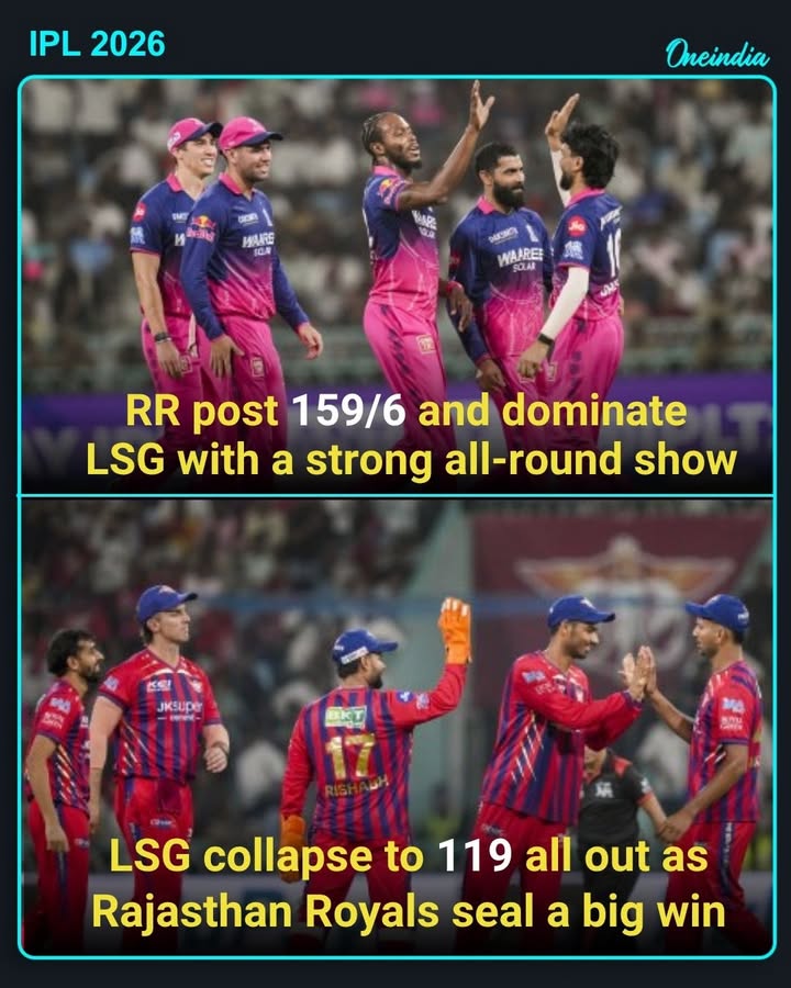 Rajasthan Royals dominate Lucknow Super Giants with a commanding win