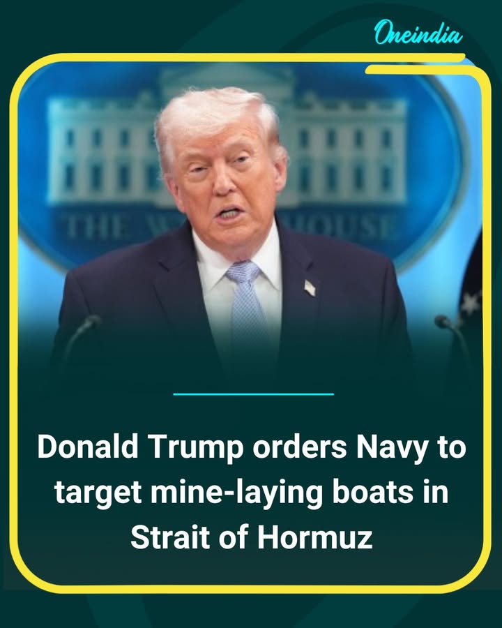 US President Donald Trump has said he ordered the US Navy to “shoot and kill” any boats found laying mines in the Strait of Hormuz, a critical global shipping route. In a post on Truth Social, he emphasized there should be “no hesitation,” adding that US mine-sweeping operations are already underway in the region, raising concerns of escalating tensions