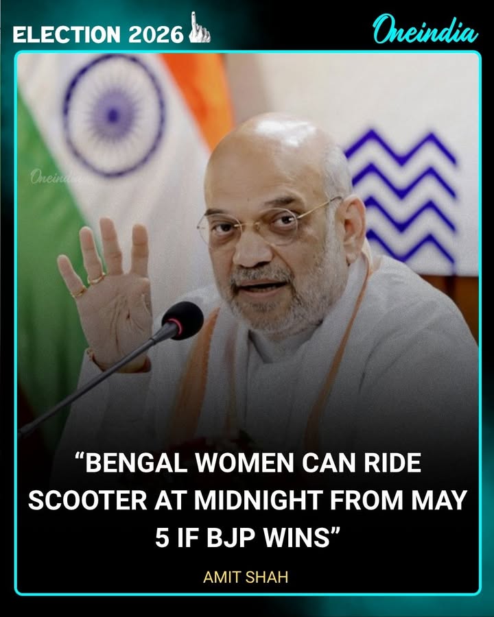Amit Shah promises safer nights for women in Bengal if BJP wins