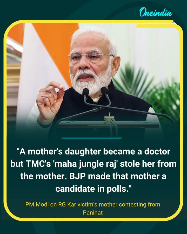 Narendra Modi Targets TMC Over RG Kar Case at Bengal Rally