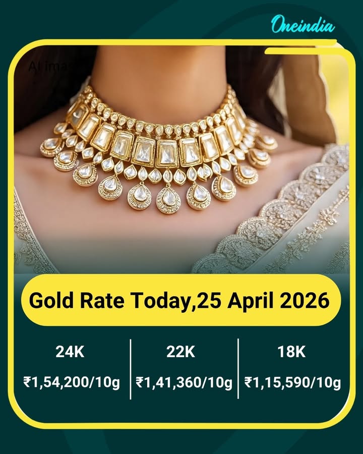 Gold Rate Today,25 April 2026