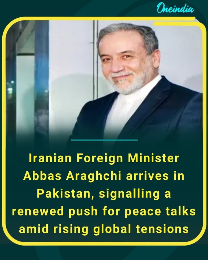 Abbas Araghchi lands in Pakistan for crucial peace talks, sparking global attention