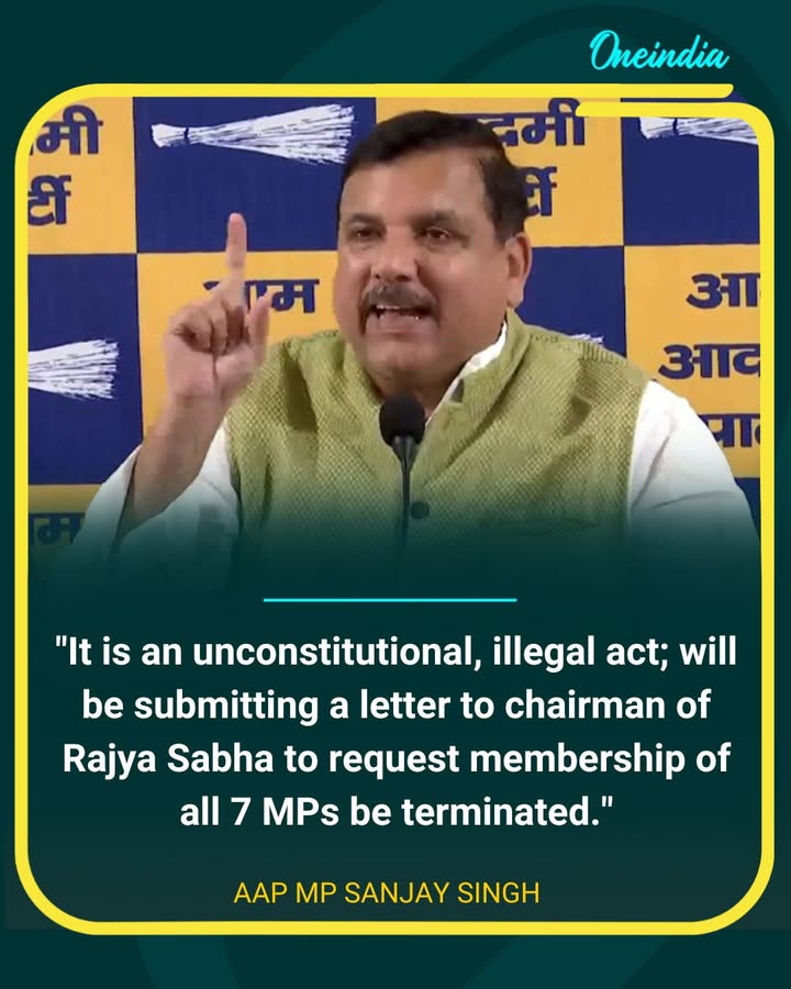 Sanjay Singh calls act “unconstitutional, illegal”
