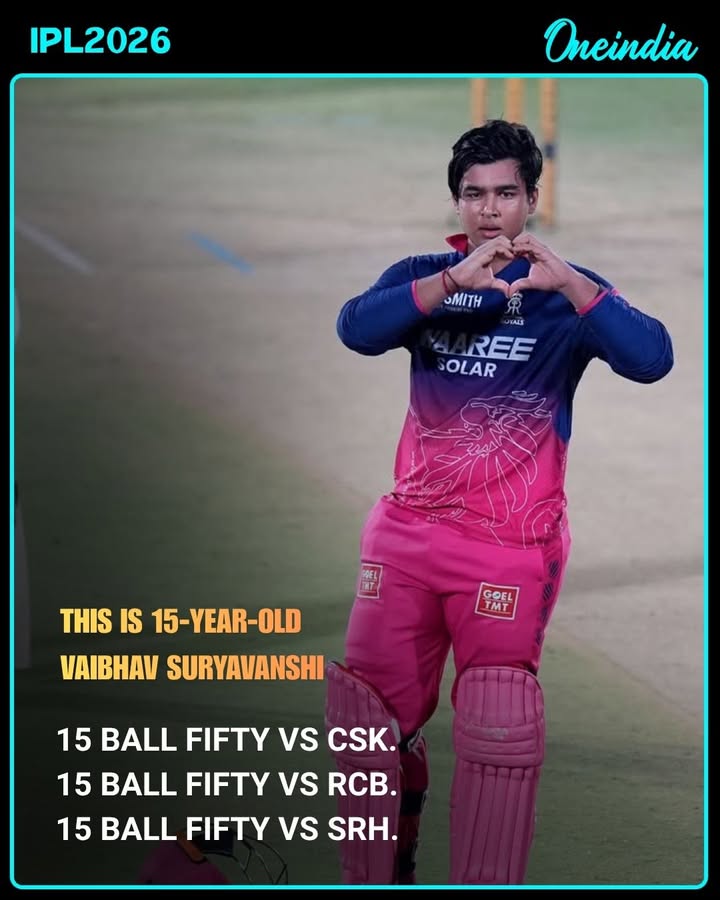 Vaibhav Sooryavanshi redefines fearless batting at just 15