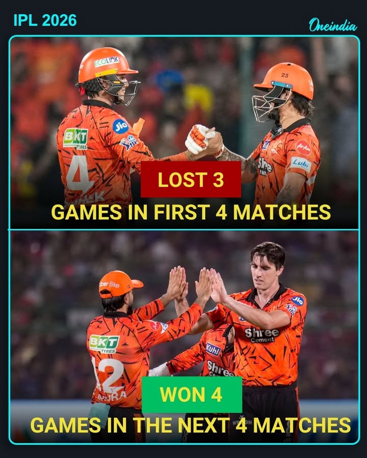 Sunrisers Hyderabad have turned things around brilliantly after a slow start, now registering four wins in a row