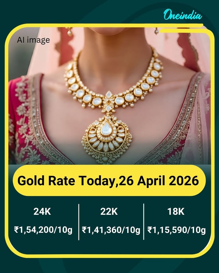 Gold Rate Today,26 April 2026