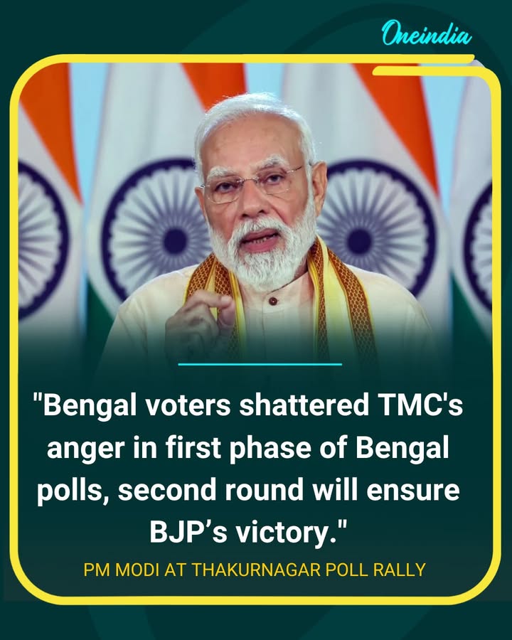 Narendra Modi says Bengal voters reject TMC’s “anger politics”