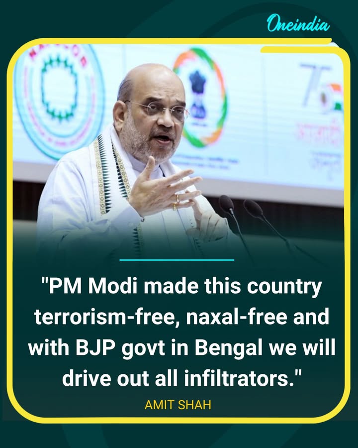 Amit Shah credits Narendra Modi for security gains