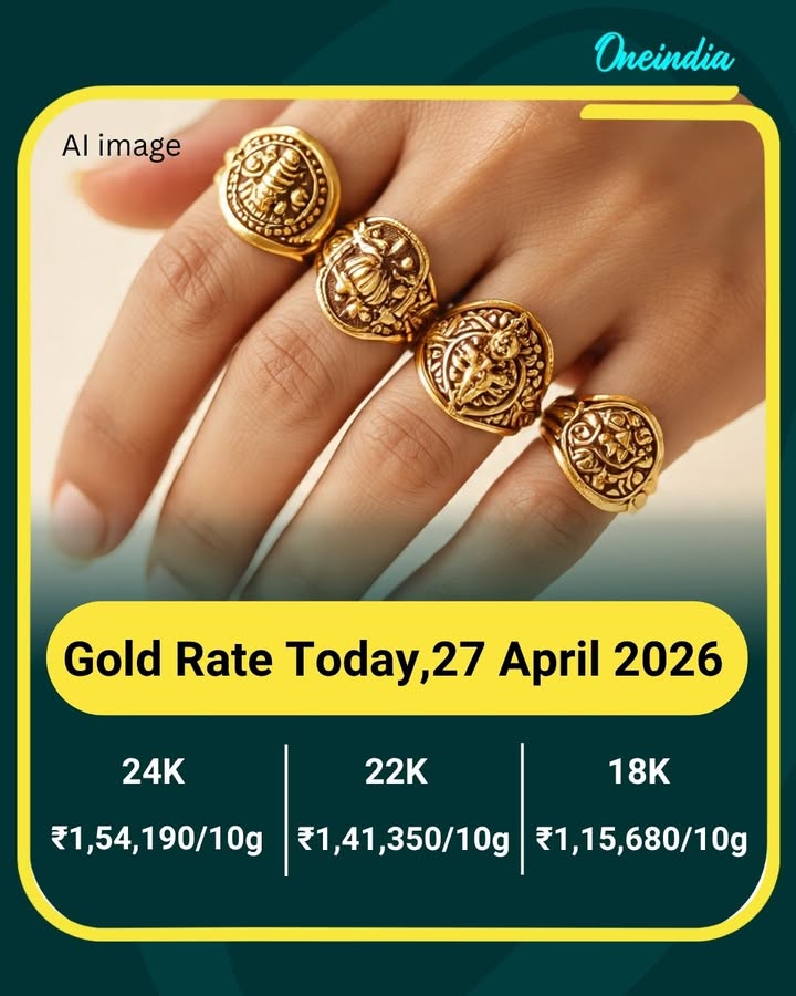 Gold Rate Today,27 April 2026