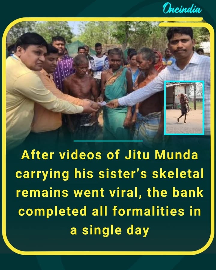 After videos of Jitu Munda carrying his sister’s skeletal remains went viral, the bank rushed to complete all formalities within a single day — a stark reminder of how attention can force action.