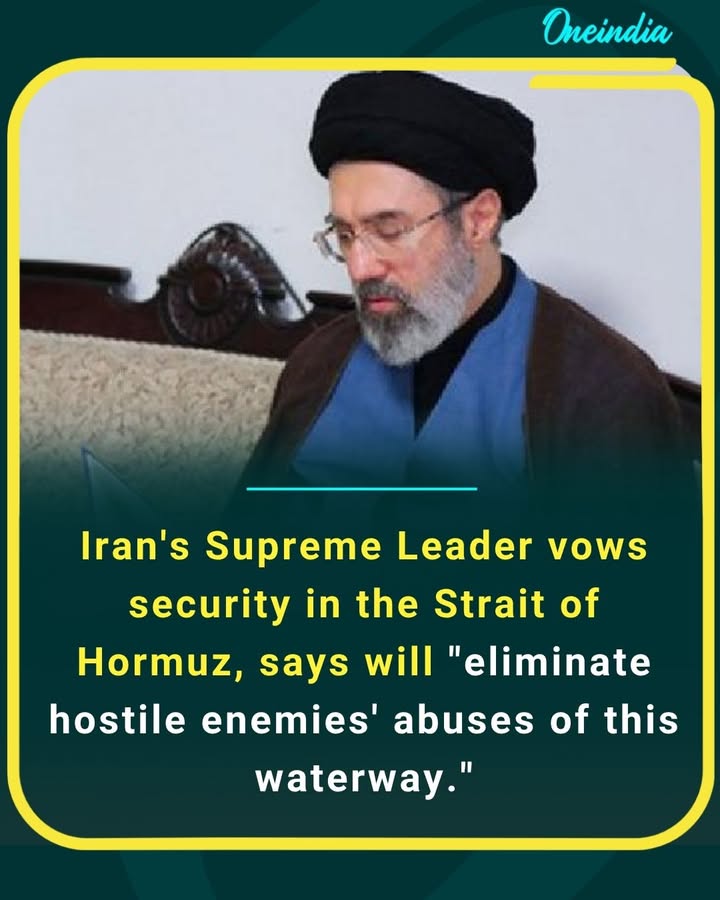 Iran’s Supreme Leader asserts control over the Strait of Hormuz, pledging to secure the strategic waterway and end what he calls hostile exploitation by foreign powers amid rising regional tensions.