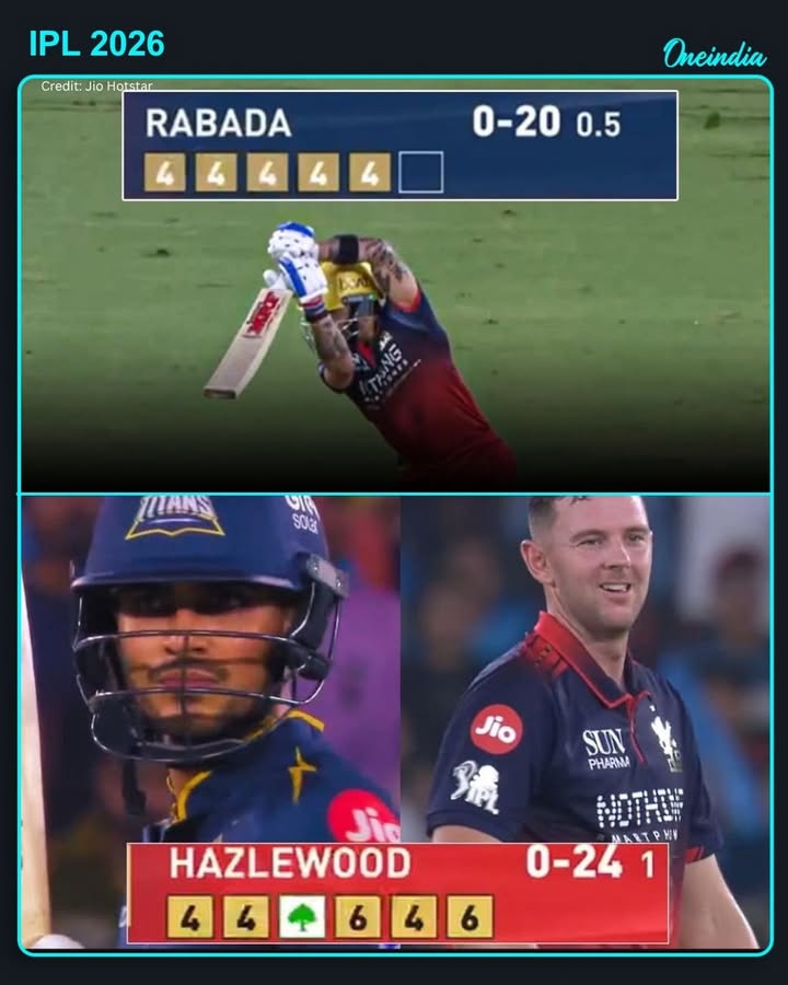 After Virat Kohli smashed Kagiso Rabada’s first over in the first innings, skipper Shubman Gill attacked Josh Hazlewood in the second innings.