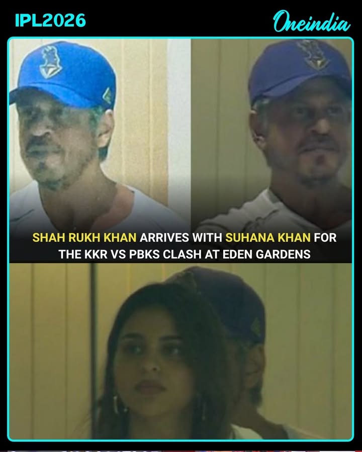 Shah Rukh Khan arrives with Suhana Khan for the