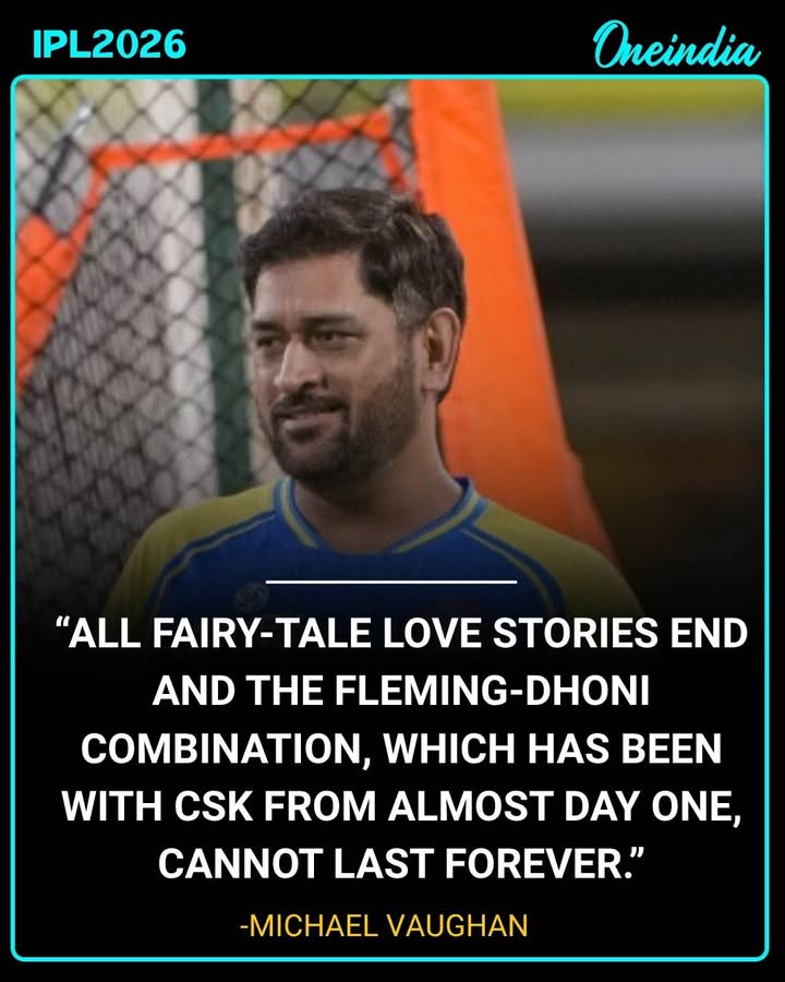 Michael Vaughan Says Stephen Fleming–MS Dhoni Era at Chennai Super Kings Can’t Last Forever