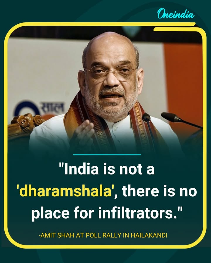 “No Place for Infiltrators”: Amit Shah at Hailakandi Poll Meet