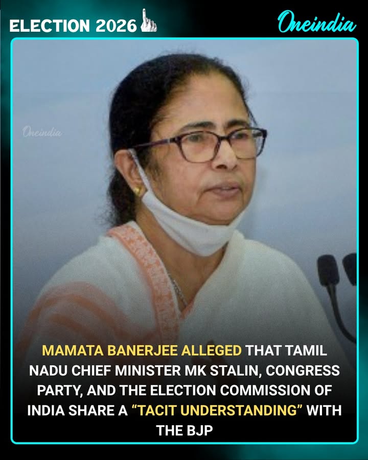 Mamata Banerjee Alleges Tacit Understanding Between MK Stalin, Congress Party, and Election Commission With BJP