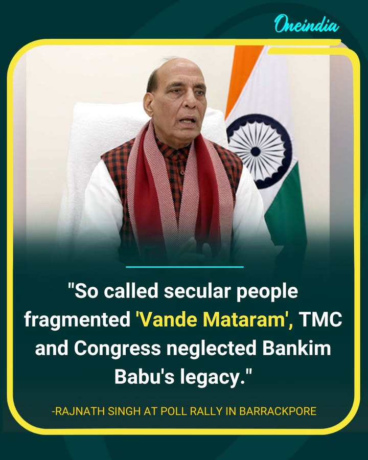 Rajnath Singh Slams ‘So-Called Seculars’ at Barrackpore Rally